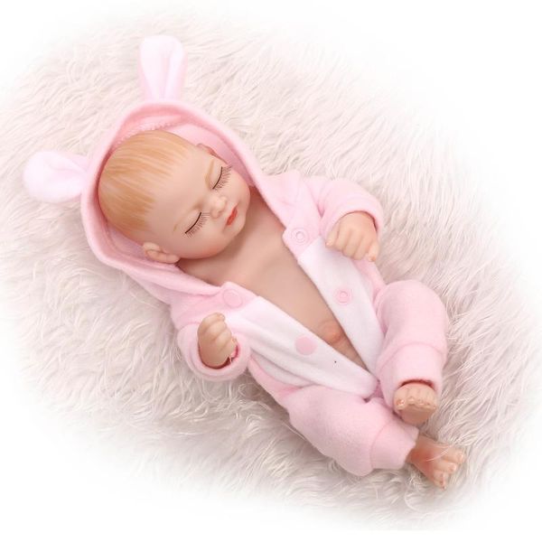 2017 new 27cm mini bebe reborn full body silicone reborn babies with pink jumpsuits boneca toys for bebe girls gift juguetes
2017 new 27cm mini bebe reborn full body silicone reborn babies with pink jumpsuits boneca toys for bebe girls gift juguetes