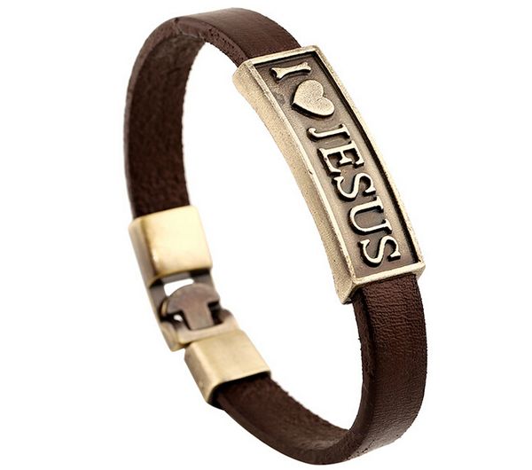 fashion national wind 100% cowhide bracelet boy/man/girls retro alloy i love jesus leaves couples leather bracelet 12pcs/lot drop shipping, White
fashion national wind 100% cowhide bracelet boy/man/girls retro alloy i love jesus leaves couples leather bracelet 12pcs/lot drop shipping, White