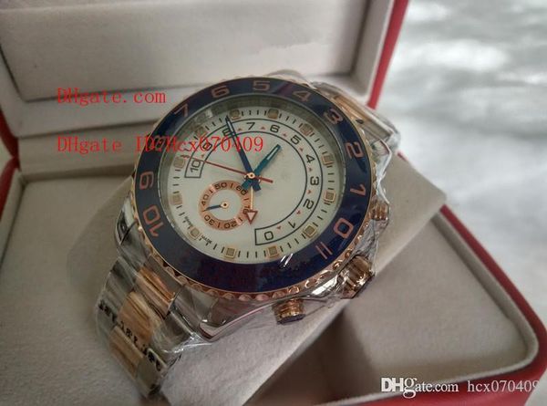 luxury men's wristwatch 44mm regatta ceramic bezel chronograph rose gold & steel automatic mens watch, Slivery;brown
luxury men's wristwatch 44mm regatta ceramic bezel chronograph rose gold & steel automatic mens watch, Slivery;brown