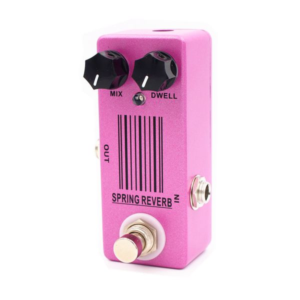 

wholes mini spring reverb guitar effect pedal reverb pedal and true bypass durable and fashionable musical instr233h