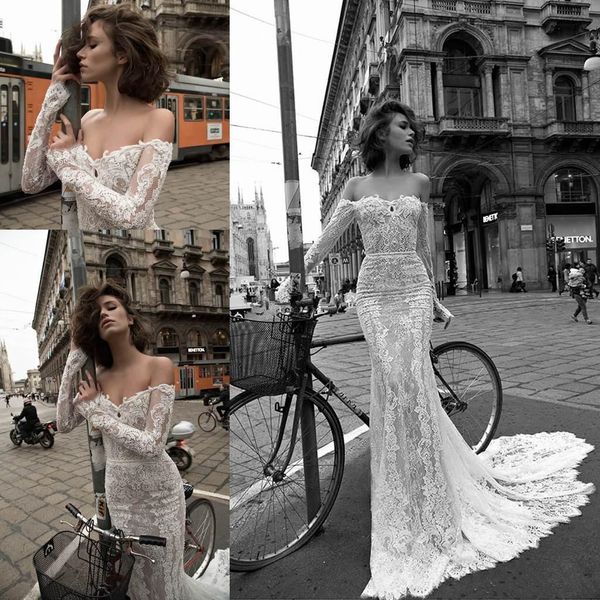 liz martinez vintage lace wedding dresses mermaid off shoulder with long sleeves bridal gowns champagne church garden wedding dresses, White
liz martinez vintage lace wedding dresses mermaid off shoulder with long sleeves bridal gowns champagne church garden wedding dresses, White