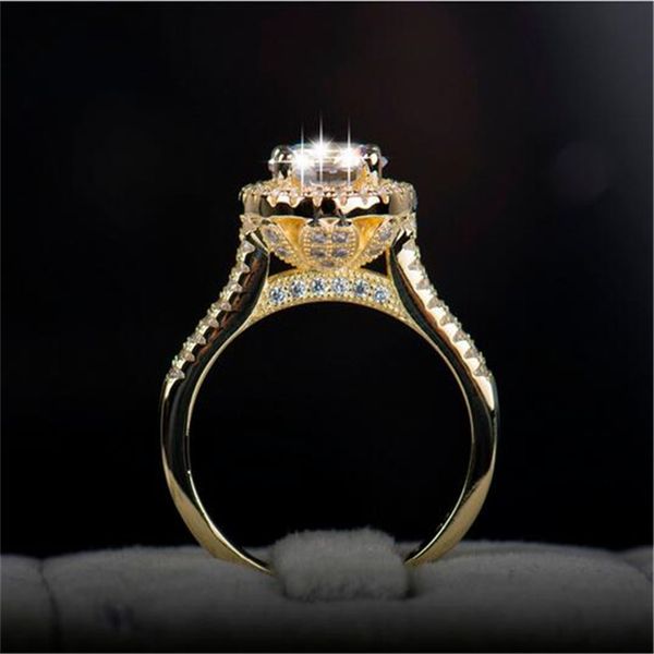 luxury jewelry real 100% 925 sterling silver & 18k gold wedding bands ring for women pave 5a zirconia 6*6mm 2ct gemstone diamond ring finger, Slivery;golden
luxury jewelry real 100% 925 sterling silver & 18k gold wedding bands ring for women pave 5a zirconia 6*6mm 2ct gemstone diamond ring finger, Slivery;golden