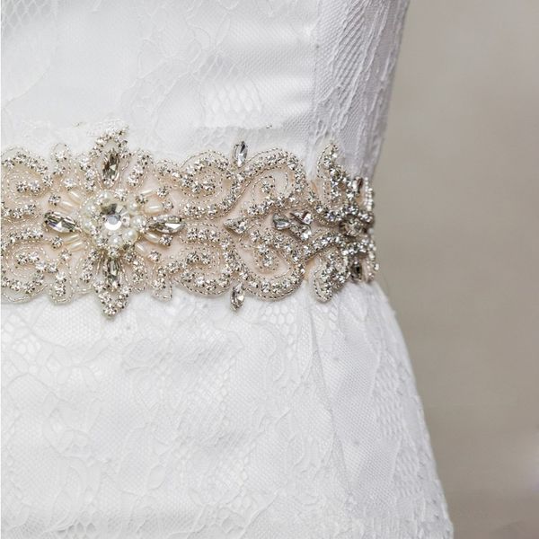 stunning bridal sashes beaded dazzling wedding belts elastic satin pearl crystal bridal accessories for wedding dress, White
stunning bridal sashes beaded dazzling wedding belts elastic satin pearl crystal bridal accessories for wedding dress, White