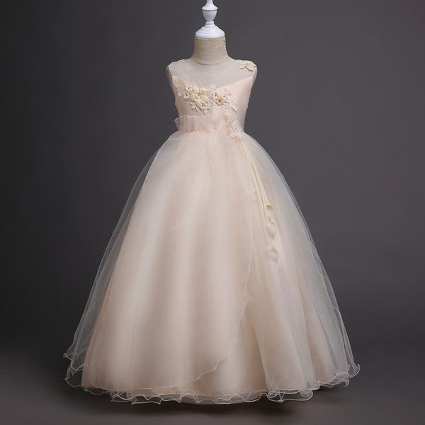girls dress wedding flower girl clothing children princess dress appliqued sleeveless party dresses for girls, Red;yellow
girls dress wedding flower girl clothing children princess dress appliqued sleeveless party dresses for girls, Red;yellow