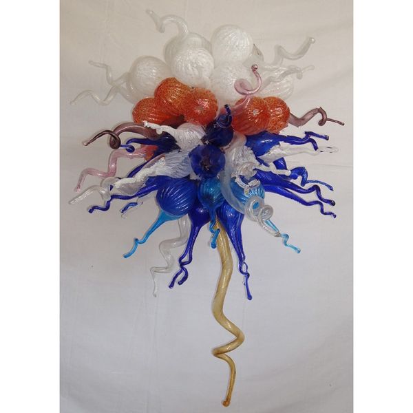 Custom Made Blown Murano Glass Chandelier Ac 110v 220v Murano Glass Modern Art Deco Led Bulbs Chihuly Style Chandelier