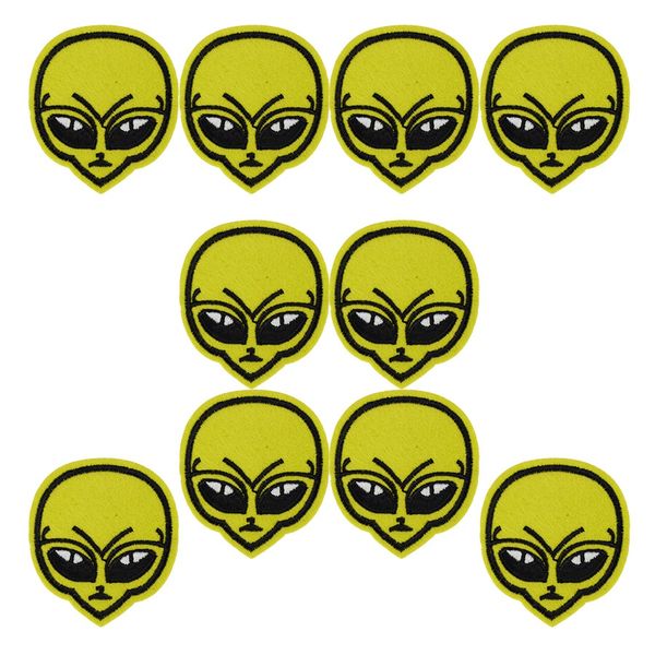 10PCS green head alien patches for clothing iron fashion patch for clothes applique sewing accessories stickers badge on cloth iron on patch
10PCS green head alien patches for clothing iron fashion patch for clothes applique sewing accessories stickers badge on cloth iron on patch