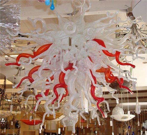 lr978-energy saving ed bulbs 100% handmade modern lighting white with little red murano glass chandelier for party
lr978-energy saving ed bulbs 100% handmade modern lighting white with little red murano glass chandelier for party