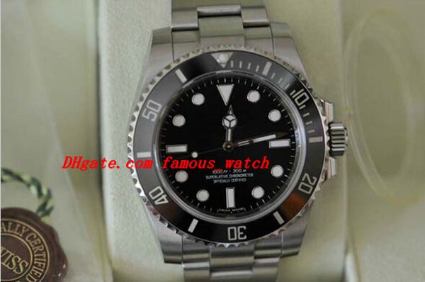 Luxury Watches New 114060 Sapphire No-Date Ceramic Bezel Black Stainless Steel Bracelet Automatic Sport Men's Wrist Watches
Luxury Watches New 114060 Sapphire No-Date Ceramic Bezel Black Stainless Steel Bracelet Automatic Sport Men's Wrist Watches