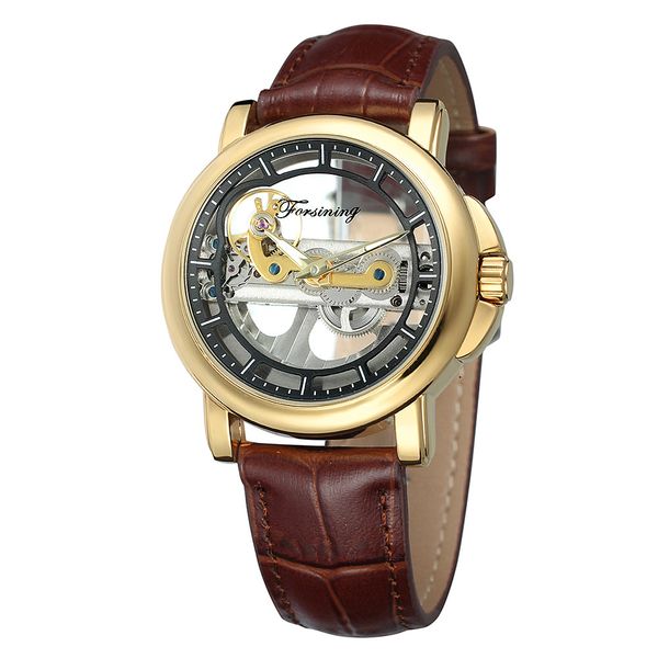 brand forsining men's watch super cool design high-grade waterproof leather belt double through the hollow automatic mechanical watch, Slivery;brown
brand forsining men's watch super cool design high-grade waterproof leather belt double through the hollow automatic mechanical watch, Slivery;brown