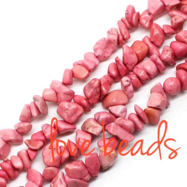 

5-8mm irregular gravel pink natural turquoise chips loose beads orm strand 80cm for wholesale (f00363) wholesale, Black