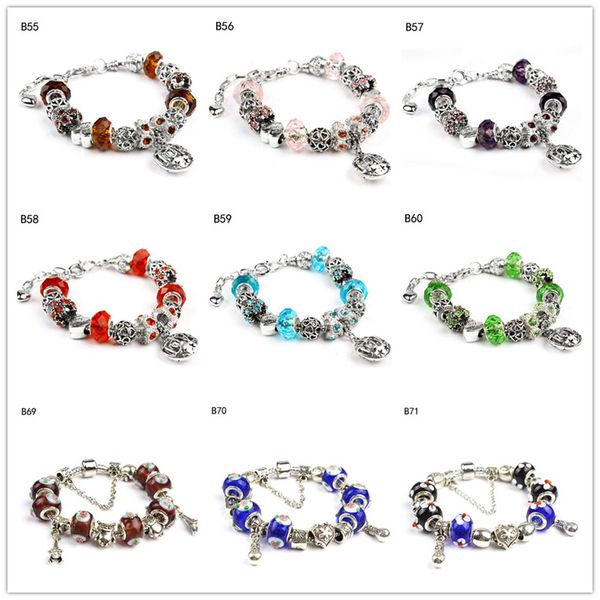 hollow lettering tibetan silver glass beads charm bracelet brand womens diy european beads bracelet 6 pieces a lot mixed style gtpdb7, Black
hollow lettering tibetan silver glass beads charm bracelet brand womens diy european beads bracelet 6 pieces a lot mixed style gtpdb7, Black