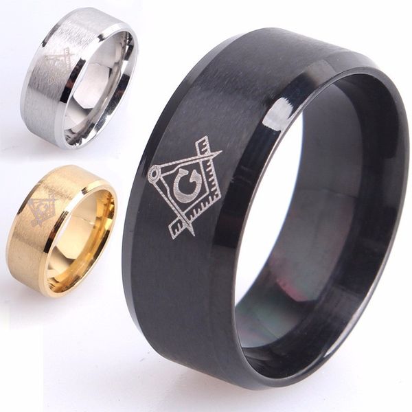 cool men masonic rings titanium 316l stainless steel wedding rings for men jewelry with rock masonic gold rings for men jewelry, Silver
cool men masonic rings titanium 316l stainless steel wedding rings for men jewelry with rock masonic gold rings for men jewelry, Silver