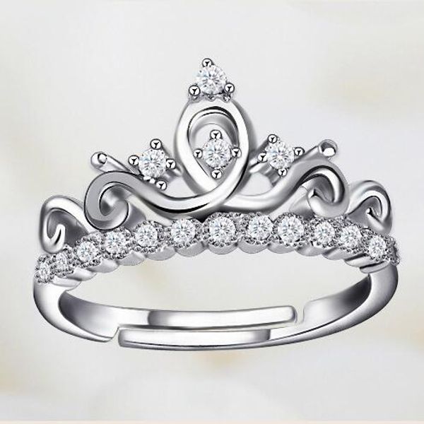 us gia certificate can be adjusted brand jewelry white cz simulated diamond 925 sterling silver wedding crown ring, Golden;silver
us gia certificate can be adjusted brand jewelry white cz simulated diamond 925 sterling silver wedding crown ring, Golden;silver