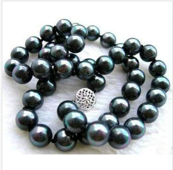 new fine pearls jewelry wholesale 10mm black blue south sea pearl round beads necklace 18"
new fine pearls jewelry wholesale 10mm black blue south sea pearl round beads necklace 18"