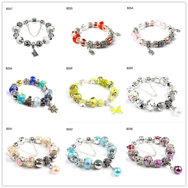 snowflake butterfly tibetan silver glass beads charm bracelet,fashion women's diy european beads bracelet 6 pieces a lot mixed style gt, Golden;silver
snowflake butterfly tibetan silver glass beads charm bracelet,fashion women's diy european beads bracelet 6 pieces a lot mixed style gt, Golden;silver
