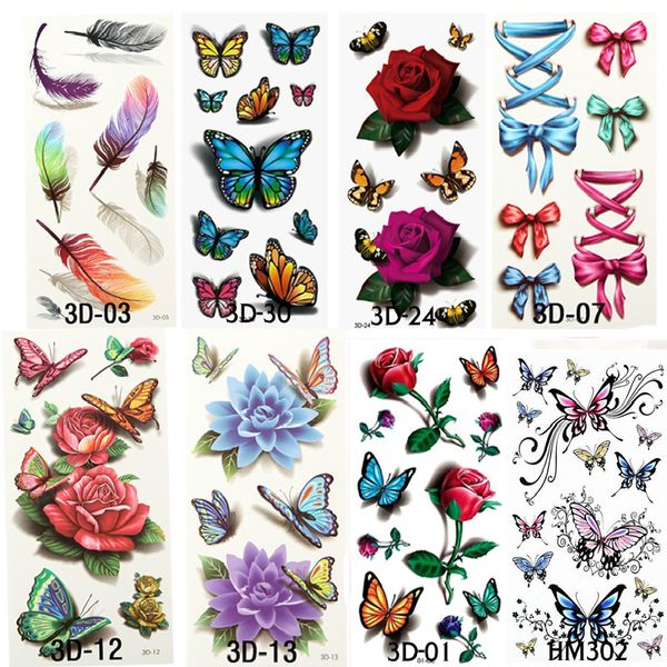 8 styles temporary tattoos for man woman waterproof stickers metallic makeup 3d bowknot flower tattoos flash body art
8 styles temporary tattoos for man woman waterproof stickers metallic makeup 3d bowknot flower tattoos flash body art