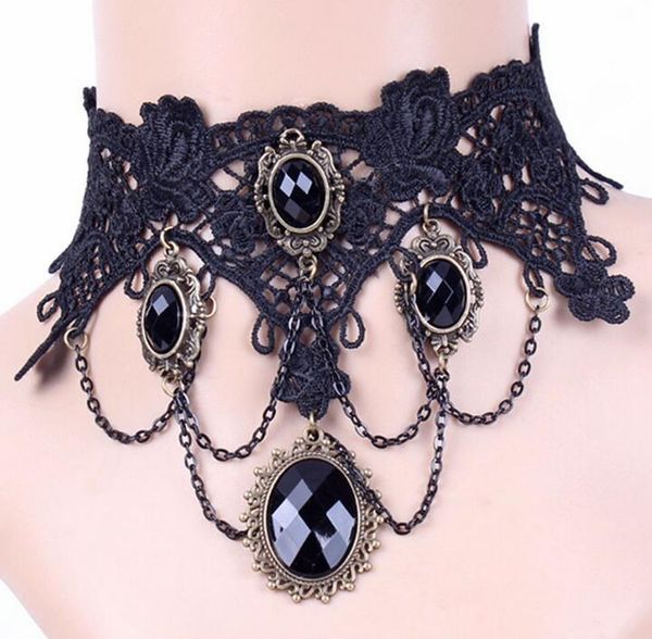 Lace necklaces pendants chokers lace vintage luxury Gothic wedding bridal bride accessories collar jewelry lace necklace FJ16
Lace necklaces pendants chokers lace vintage luxury Gothic wedding bridal bride accessories collar jewelry lace necklace FJ16