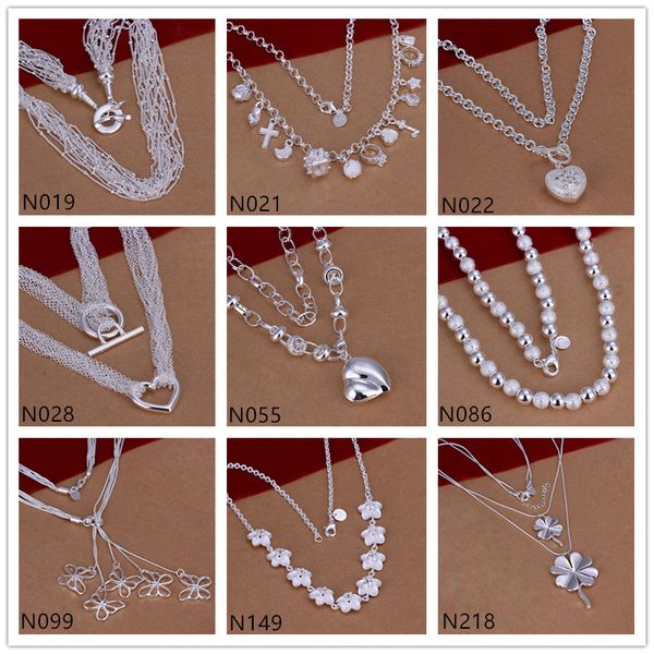 burst models women's sterling silver chains necklaces gtp54,fashion butterfly flower 925 silver necklace 5 pieces a lot mixed style
burst models women's sterling silver chains necklaces gtp54,fashion butterfly flower 925 silver necklace 5 pieces a lot mixed style