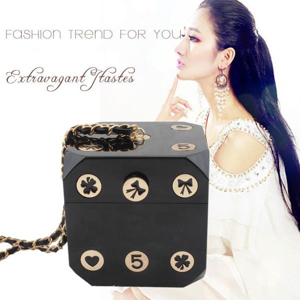 Brand Designer Acrylic Dice Handbag Perspex Women Clutch Party Tote Bag CC Magic Cubic Digital Cartoon Floral Evening Bags - LSZ
Brand Designer Acrylic Dice Handbag Perspex Women Clutch Party Tote Bag CC Magic Cubic Digital Cartoon Floral Evening Bags - LSZ