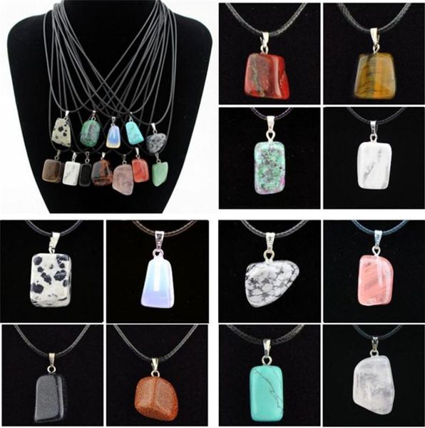 stone necklace natural stone pendant irregular three-dimensional geometric shape jade necklace as gift a0115, Silver
stone necklace natural stone pendant irregular three-dimensional geometric shape jade necklace as gift a0115, Silver