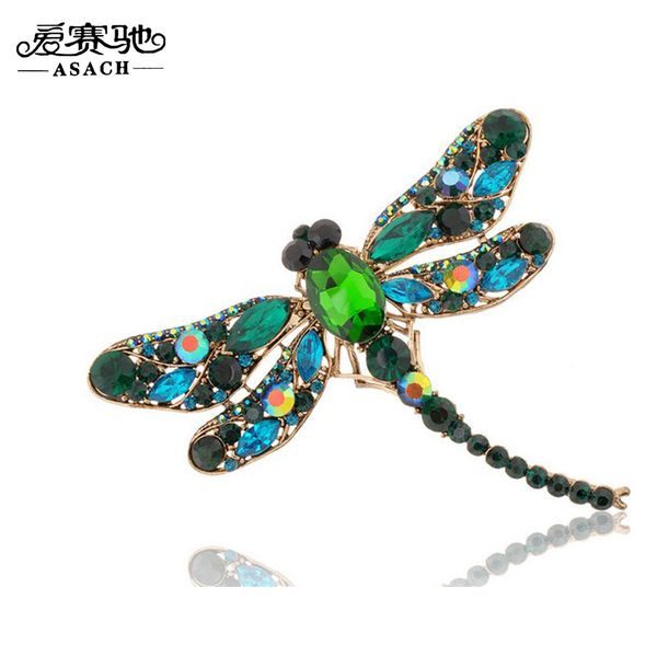 wholesale- asach vintage elegant brooches for women cute rhinestone brooch dragonfly brooches pin insect broches brosche for girls spille, Gray
wholesale- asach vintage elegant brooches for women cute rhinestone brooch dragonfly brooches pin insect broches brosche for girls spille, Gray