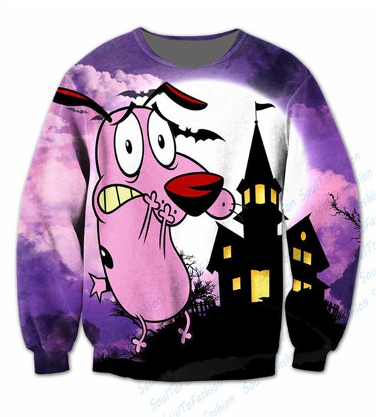wholesale-custom made real usa size 3d sublimation print courage the cowardly dog sweatshirt crewneckk plus size, Black
wholesale-custom made real usa size 3d sublimation print courage the cowardly dog sweatshirt crewneckk plus size, Black