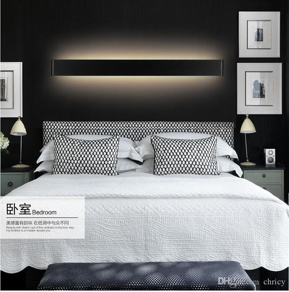 41cm Led Wall Lights 14w Aluminum Led Wall Sconces Bedside Lights Ac85-265v Modern Minimalist Lamparas De Pared Indoor Lighting