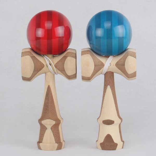 Good Quality 2 Styles Skill Toy Ball Bamboo Kendama Juggle Game Ball Jade Sword Ball For Japanese Traditional Toy