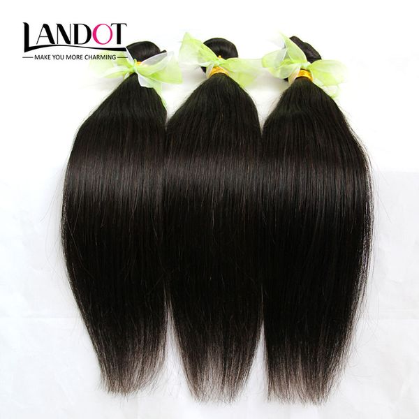 

indian virgin hair weaves straight 3/4/5 pcs lot unprocessed cambodian malaysian brazilian peruvian human hair bundles natural color dyeable, Black