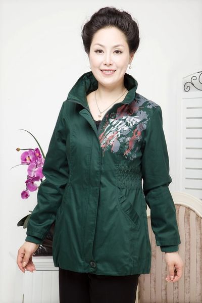 wholesale- 2016 spring autumn quinquagenarian print jackets women clothing middle-age women's jacket turn down collar mother's out, Black;brown
wholesale- 2016 spring autumn quinquagenarian print jackets women clothing middle-age women's jacket turn down collar mother's out, Black;brown