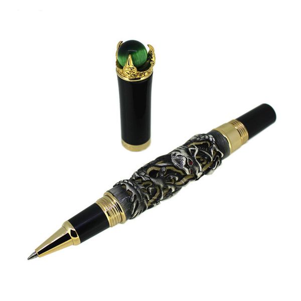 Jinhao Ancient Black Dragon Playing Pearl Ballpoint Pen with Jewelry on Top Free Shipping
Jinhao Ancient Black Dragon Playing Pearl Ballpoint Pen with Jewelry on Top Free Shipping