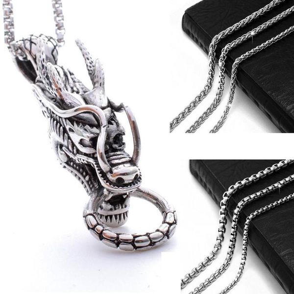 wholesale vintage winged dragon pendant necklace with chain for girl boy stainless steel no fade jewelry, Silver
wholesale vintage winged dragon pendant necklace with chain for girl boy stainless steel no fade jewelry, Silver