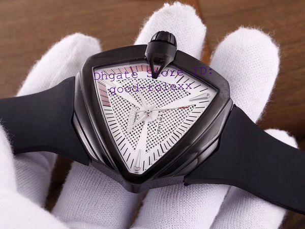 new men' fashion watches automatic eta 2824 watch men white dial black pvd ventura xxl elvis anniversary h24615331 mens rubber wristwat, Slivery;brown
new men' fashion watches automatic eta 2824 watch men white dial black pvd ventura xxl elvis anniversary h24615331 mens rubber wristwat, Slivery;brown