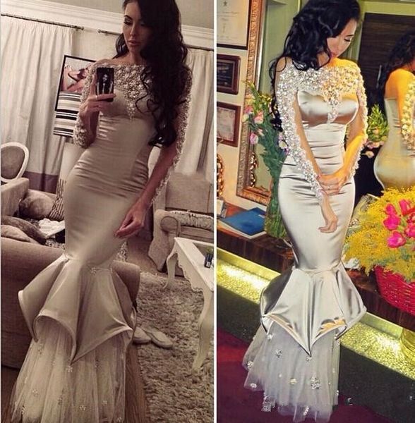 2019 Sparking Crystal Evening Mermaid Dresses For Mother's Beading Applique Illusion Long Sleeve Floor Length Free Shipping
2019 Sparking Crystal Evening Mermaid Dresses For Mother's Beading Applique Illusion Long Sleeve Floor Length Free Shipping