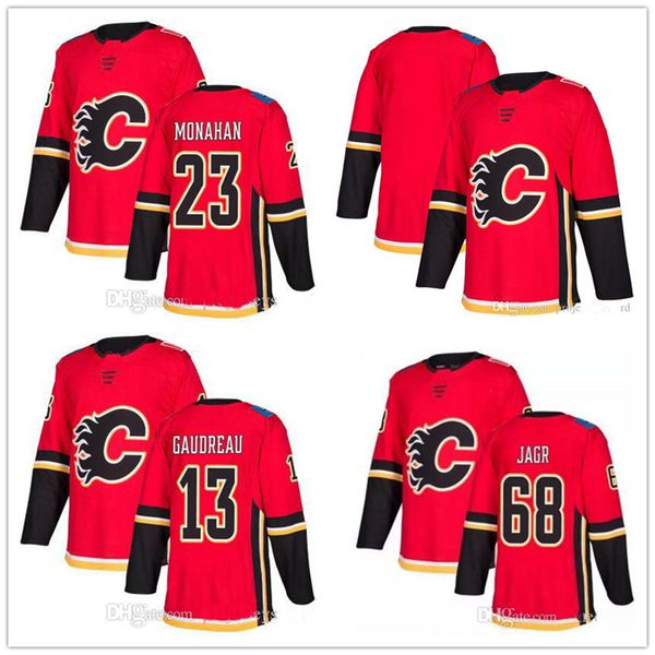 2017 2018 New Calgary Flames 68 Jaromir Jagr 13 Johnny Gaudreau 23 Sean Monahan Home Red Hockey Jerseys 100% Stitched Embroidery Logos
2017 2018 New Calgary Flames 68 Jaromir Jagr 13 Johnny Gaudreau 23 Sean Monahan Home Red Hockey Jerseys 100% Stitched Embroidery Logos