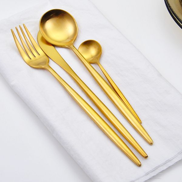 new design fypo brand dinnerware set gold black rainbow stainless steel tableware cutlery set with fork knife for home kitchen l
new design fypo brand dinnerware set gold black rainbow stainless steel tableware cutlery set with fork knife for home kitchen l