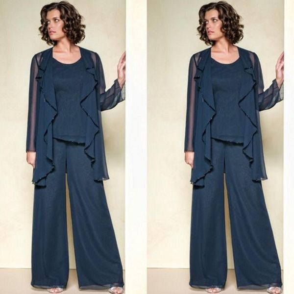 navy blue new chiffon mother of the bride pant suits dresses 2020 summer long sleeve custom made plus size mother pant suits
navy blue new chiffon mother of the bride pant suits dresses 2020 summer long sleeve custom made plus size mother pant suits
