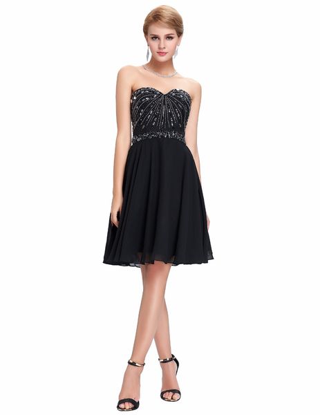 Black Short Cocktail Dresses 2019 Newest Cheap Chiffon Short Homecoming Dresses Beading Elegant Strapless Party Dress Custom Made
Black Short Cocktail Dresses 2019 Newest Cheap Chiffon Short Homecoming Dresses Beading Elegant Strapless Party Dress Custom Made