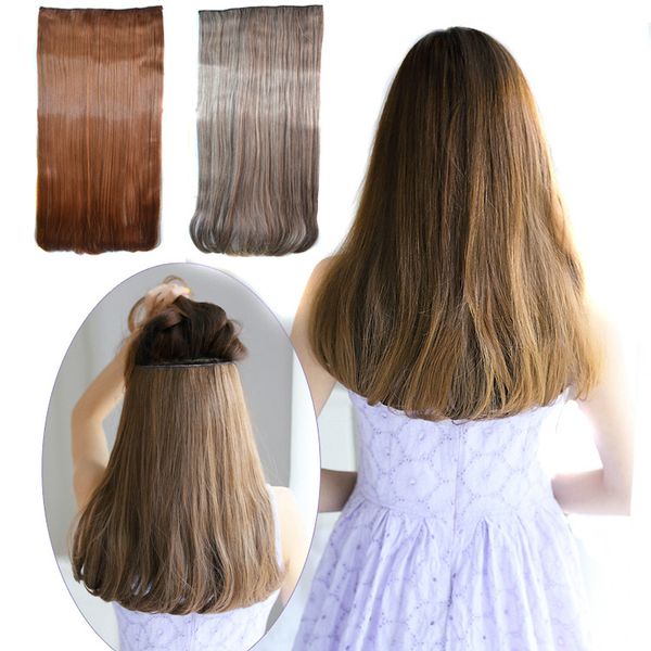 sara straight clip in hair extension weave 50cm,22" 95g 5 clips for women & girls synthetic hair piece clip on hair extensions, Black;brown
sara straight clip in hair extension weave 50cm,22" 95g 5 clips for women & girls synthetic hair piece clip on hair extensions, Black;brown