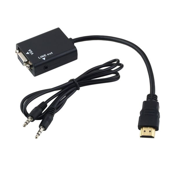 HDMI мужчина к VGA женский 3.5 мм аудио кабель HD видео кабель конвертер адаптер 1080P HDTV
HDMI мужчина к VGA женский 3.5 мм аудио кабель HD видео кабель конвертер адаптер 1080P HDTV