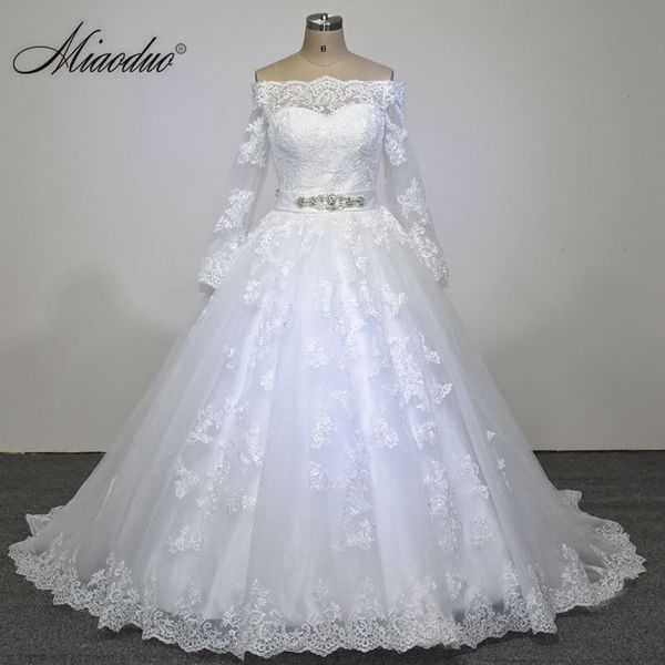 new wedding dress long sleeve vestido de noiva elegant ball gown plus size wedding dresses bow belt off the shoulder bridal, White
new wedding dress long sleeve vestido de noiva elegant ball gown plus size wedding dresses bow belt off the shoulder bridal, White