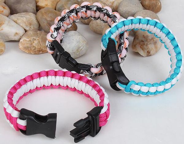 200 colors you pick self-rescue paracord parachute cord bracelets survival bracelet camping travel kit moq 300pcs dhl
200 colors you pick self-rescue paracord parachute cord bracelets survival bracelet camping travel kit moq 300pcs dhl