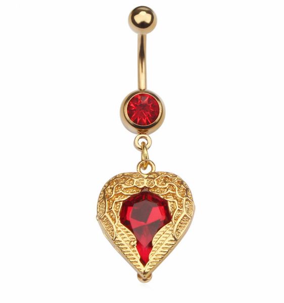 d0622 ( 1 color ) heart navel button ring red selling piercing body jewlery, Silver
d0622 ( 1 color ) heart navel button ring red selling piercing body jewlery, Silver