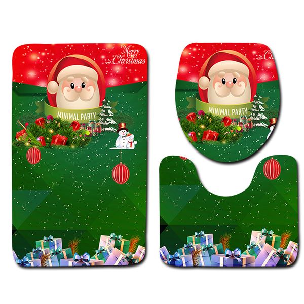 3pcs christmas santa claus design pedestal rug bath mat flannel seashell contour pedestal rug lid toilet cover carpet bathroom set
3pcs christmas santa claus design pedestal rug bath mat flannel seashell contour pedestal rug lid toilet cover carpet bathroom set