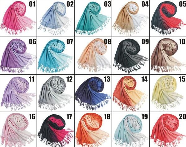 double color gradient cashmere scarf pashmina scarves, shawls ponchos wraps silk scarf 170*70cm min order 10 pieces ing, Blue;gray
double color gradient cashmere scarf pashmina scarves, shawls ponchos wraps silk scarf 170*70cm min order 10 pieces ing, Blue;gray