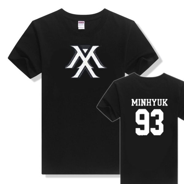 wholesale-2016 new fashion monsta x t-shirt korea kpop tee kpop summer style number printed short sleeves t shirt tee, White;black
wholesale-2016 new fashion monsta x t-shirt korea kpop tee kpop summer style number printed short sleeves t shirt tee, White;black