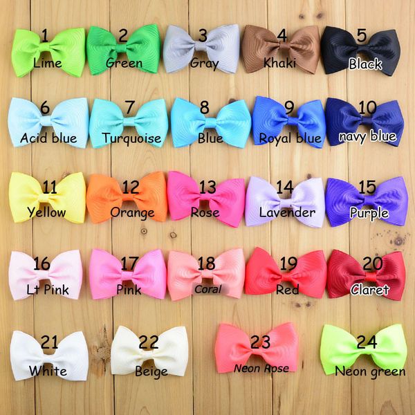 120pcs /lot cute ribbon bows with clip 1 .97 *3 .54 inch summer style 24 colors girls diy hair accessories girl head flower pin fc15
120pcs /lot cute ribbon bows with clip 1 .97 *3 .54 inch summer style 24 colors girls diy hair accessories girl head flower pin fc15