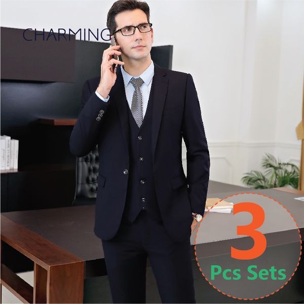 men suit fashion (suit + vest + pants) fabric groom dress mens designer suits mens 3 piece suits, Black;gray
men suit fashion (suit + vest + pants) fabric groom dress mens designer suits mens 3 piece suits, Black;gray