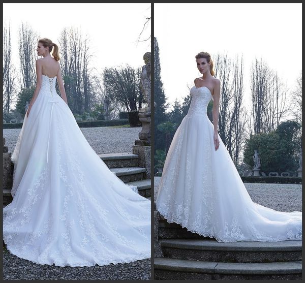 modest wedding dresses chaple train lace up back sleeveless fashion wonderful sweetheart neck appliques long gown cheap, White
modest wedding dresses chaple train lace up back sleeveless fashion wonderful sweetheart neck appliques long gown cheap, White