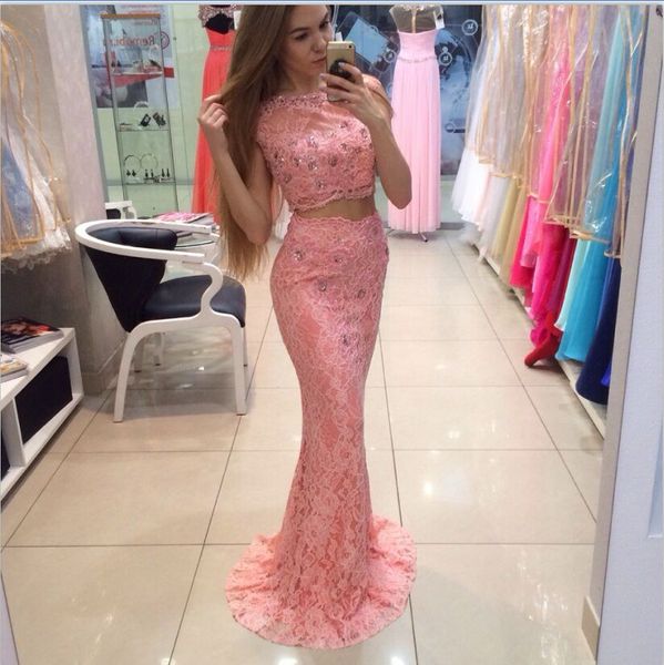 long prom dresses two pieces party dresses with lace beaded sweep train prom gown for teens mermaid dress, Black
long prom dresses two pieces party dresses with lace beaded sweep train prom gown for teens mermaid dress, Black